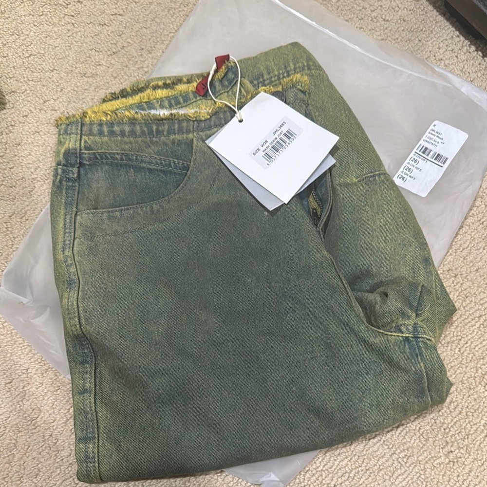 Jaded London Green Short/Jorts